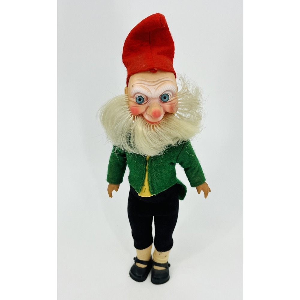 Vintage Crolly Doll Larry the Lucky Leprechaun Rubber Face Figure Ireland 12"